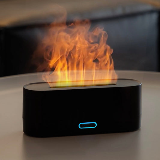 desktop colorful simulation flame aromatherapy machine home hotel usb air humidifier aromatherapy machine