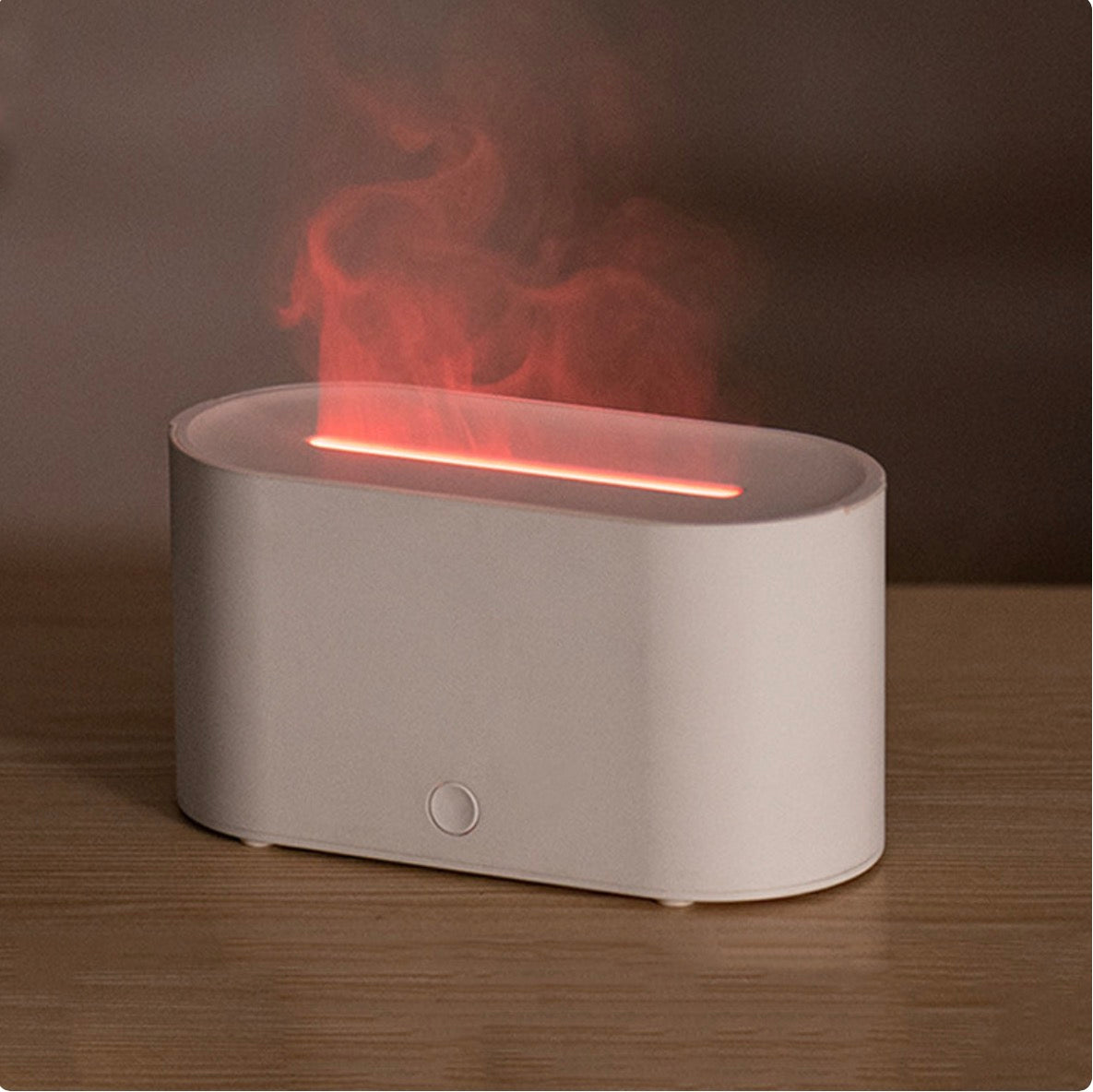 desktop colorful simulation flame aromatherapy machine home hotel usb air humidifier aromatherapy machine